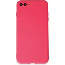 TKÇ Mey Ithalat®  iPhone 7 Plus Kılıf First Silikon - Pembe
