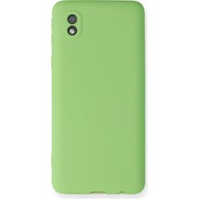 TKÇ Mey Ithalat®  Samsung Galaxy A01 Core Kılıf First Silikon - Yeşil
