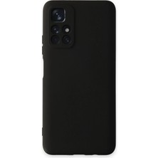 TKÇ Mey Ithalat®   Redmi Note 11T Kılıf Nano Içi Kadife Silikon - Siyah