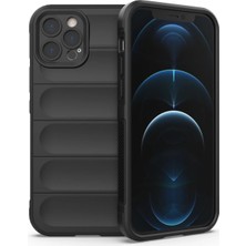 TKÇ Mey Ithalat®  iPhone 12 Pro Kılıf Optimum Silikon - Siyah