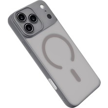 TKÇ Mey Ithalat®   iPhone 17 Pro Max Jota Lensli Magsafe Kapak - Titan Gri