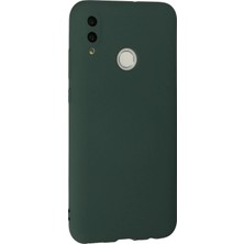 TKÇ Mey Ithalat®  Huawei P Smart 2019 Kılıf Nano Içi Kadife Silikon - Koyu Yeşil