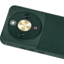 TKÇ Mey Ithalat®  Huawei Honor Magic 8 Lite Auto Focus Karbon Kapak - Koyu Yeşil