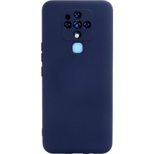 TKÇ Mey Ithalat®  Tecno Camon 16 Kılıf Nano Içi Kadife Silikon - Lacivert
