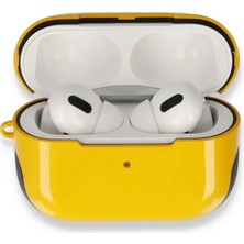 TKÇ Mey Ithalat®  Airpods Pro (1.nesil) 3in1 Kılıf - Sarı