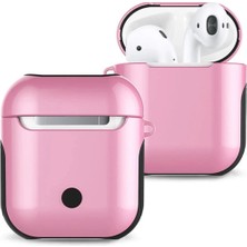 TKÇ Mey Ithalat®  Airpods 2 (2.nesil) 3in1 Kılıf - Pembe