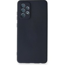 TKÇ Mey Ithalat®  Samsung Galaxy A72 Kılıf Nano Içi Kadife Silikon - Lacivert