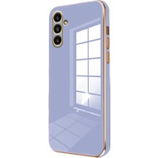 TKÇ Mey Ithalat®  Samsung Galaxy A35 5g Kılıf Volet Silikon - Mavi