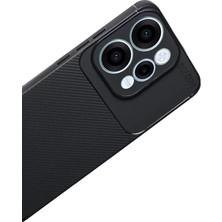 TKÇ Mey Ithalat®   Reno 15 Auto Focus Karbon Kapak - Siyah