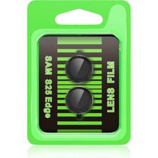 TKÇ Mey Ithalat®  Samsung Galaxy S25 Edge Raze Metal Kamera Lens - Siyah