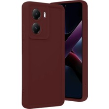 TKÇ Mey Ithalat®   Poco X7 Pro Viera Silikon - Bordo