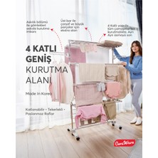 Silver Lüks Çamaşır Kurutmalık 4 Katlı