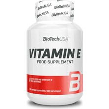 Biotechusa Vitamin E Antioxidants Immune System - 100 Softgel