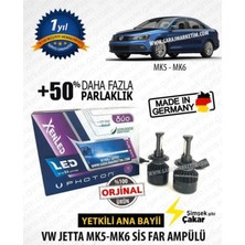 Yüksek Parlaklık LED Xenon Sis Farı, Volkswagen Jetta Mk5-Mk6 Için