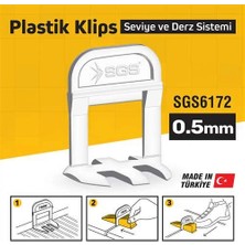 Sgs 0,5 mm Derz Seviye Tespit Klipsi  (PK/100 Adet)