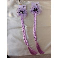 Elas Home Kuromi Örgülü Fiyonklu Toka 1 Âdet