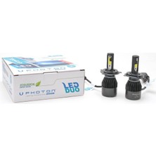 Yüksek Parlaklıklı H4 12V LED Far, Güçlü ve Dayanıklı Otomotiv Aydınlatması