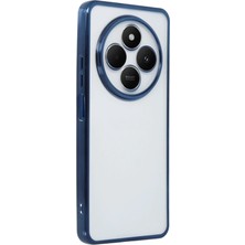 TKÇ Mey Ithalat®   Redmi 14C Kılıf  Lensli Silikon - Lacivert