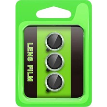 TKÇ Mey Ithalat®  Samsung Galaxy S25 Fe Raze Metal Kamera Lens - Yeşil