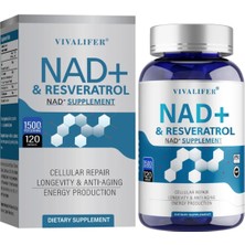 Vıvalıfer Vivalifer Nad+ Resveratrol Nad Tmg 1500 Mg 120 Caps