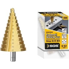 Sgs Hss Kademeli Matkap Ucu 6-52 mm