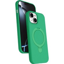 TKÇ Mey Ithalat®   iPhone 14 Regal Magsafe Standlı Kapak - Yeşil