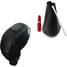 Zetoto Clio 3 Spor Vites Topuzu Ve Körüğü Takım 5 İleri Gri Çerçeveli Körük + Spor Topuzu 3