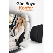 Kırlent Ev Araç İçin Ortopedik Bel Destek Yastığı - Ofis Koltuğu Ve Araç İçi Sandalye Bel Minderi - Medikal Sırt Desteği