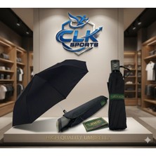 CLK Sports April Tam Otomatik Fiber Çelik 10 Telli Şemsiye