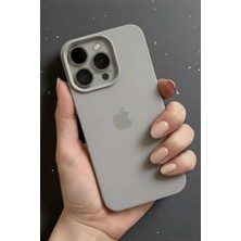 Pronorth IPhone 14 PRO MAX Uyumlu Logolu Soft Yumuşak Içi Kadife Lansman Kapak