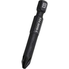 Sgs Pozidriv Uçlu Bits S2 PZ2*75MM Black-Pro Series