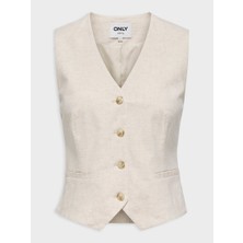 Eskişehir Mağazacılık 15374221 Onlsıesta S/l Lınen Bl Vest Tlr
