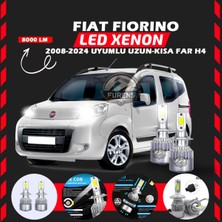 Uzun ve Kısa Farlar Için H4 Xenon LED Şimşek Etkili Performans Series