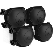 PremiumPort Scooter Koruyucu Set, Siyah ve Gri, Xs-S, Güvenli ve Konforlu Kullanım