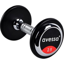 PremiumPort 2,5 kg Kauçuk Kaplı Olimpik Dambıl Salona Uyumlu