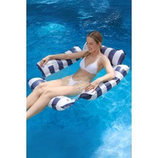 PremiumPort Hava Yastıklı Fileli Çok Fonksiyonlu Şişme Havuz ve Deniz Yatağı