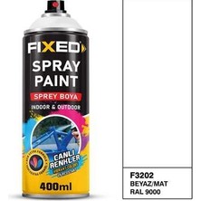 Fixed Sprey Boya Akrilik - Beyaz/mat (RAL9000) 320 gr 400 ml