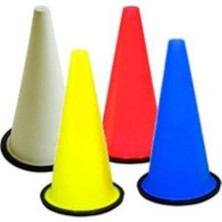 PremiumPort 40 cm Kauçuk Tabanlı Antrenman Hunisi, 10'lu Set