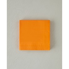 English Home Plain Elegance Kağıt 20'li Kağıt Peçete 33x33 cm Turuncu