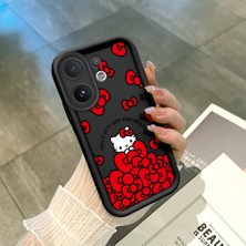 Ucuc Vivo V60 Uyumlu Siyah Silikon Şık Baskı Kılıf Darbeye Dayanıklı Kamera Korumalı
