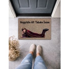 Bert Hoşgeldin Alt Tabaka  Dijital Baskılı Pvc Kaymaz Tabanlı Modern Kapı Önü Paspası – Şık ve Dekoratif Giriş Matı