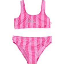 Barbie Pembe Kız Çocuk Bikini Takım BRB6SG-BKI6082