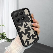 Ucuc Xiaomi Mi 15T 5g Uyumlu Siyah Silikon Şık Baskı Kılıf Darbeye Dayanıklı Kamera Korumalı