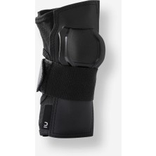PremiumPort Yetişkin Bilek Korumalık, Siyah, Rahat ve Güvenli Kaykay, Paten, Scooter