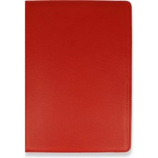Pileli Store Pilelistore   Samsung Galaxy T290 Tab A 8 Kılıf 360 Tablet Deri Kılıf - Kırmızı