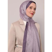 Lêvi D'or Lila Halka Desen Monogram Şal
