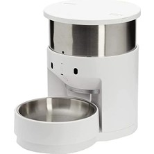 Calperia 3l Hacimli Akıllı Kedi Besleme Otomatiği - Beyaz