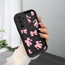 Ucuc Samsung Galaxy A23 4g/5g Uyumlu Siyah Silikon Şık Baskı Kılıf Darbeye Dayanıklı Kamera Korumalı