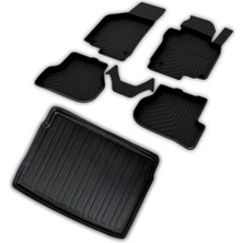 Calperia 2009-2012 Golf 6 Için 4d Kauçuk Paspas ve 3D Bagaj Havuzu