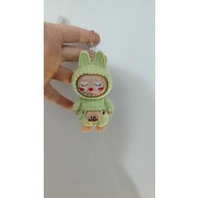 Famemus Accessory Dönen Yüz Labubu Anahtarlık 13CM Boyut